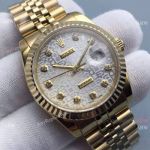 Rolex Computer Face Datejust Watch AAA Grade / Gold Jubilee Micro Watch 36mm